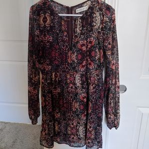 Abercrombie Pattern Long Sleeve Dress